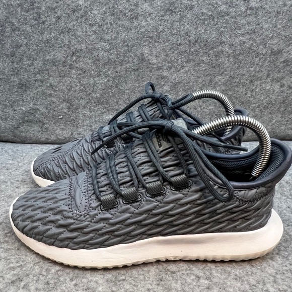 Adidas Tubular Shadow Women's Dark Grey Casual Sneakers Shoes Size 7.5 - Picture 2 of 8